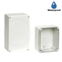 박스코 하이박스 전기박스 볼트타입 방수 ABS 플라스틱 회색커버 밀폐형 75x105x55mm BC-AGS-071005