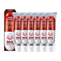 2080 진지발리스 오리지날 치약 120g, 6개