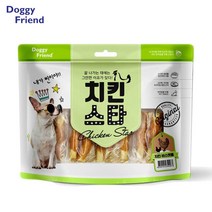 입맛 까다로운 반려견용 닭고기말이 스틱 보상 강쥐칭찬 져키 육포 댕댕이용 애견간식 건강도움 멍멍이