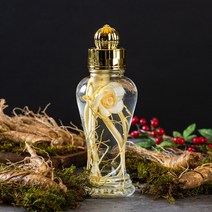 인삼주 키트(담금병400ml+세척수삼+인삼꽃2송이) 재료 세트 DIY 담금주 만들기 인삼꽃주 술 셋트, 1OLY_인삼주키트 미니 400ml