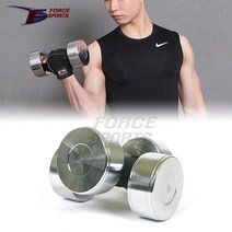 포스스포츠 국산 도금아령 ~15kg 덤벨, 15kg