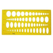 -큳타산키스 템플레이트 타원 NO201 종합타원 디자인보조용품 제도보조용품 코링템플릿 각도자 사무제도용품-ca판, 본상품선택