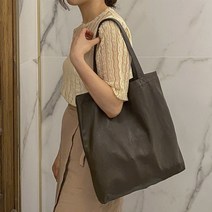 보들보들 경량 가죽 토트백 편하고 가벼운 에코백
