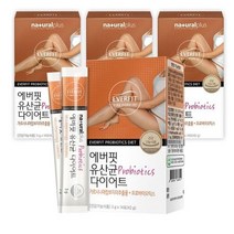 내츄럴플러스 에버핏 유산균 프로바이오틱스 다이어트 14포 4박스 2개월분, 3g 14포 x 4박스