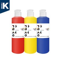 감성물감 250ml 3색 스노우키즈 유아 아기 색감교육 핑거페인트 미술놀이 물감놀이 촉감놀이, 감성물감250ml (빨강,노랑,파랑)