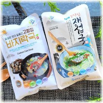 하동섬진강고향집재첩국3팩+바지락국3팩 (선물용, 500, 재첩국3팩+바지락국3팩, 500g