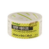 폼텍필름 양면테이프BS-332/24mmx10m/3인치박스50개입