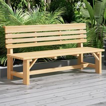 야외벤치 목재 인테리어 테라스 베란다 평의자 원목, 로그 길이 100 폭 40 높이 80
