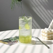 위스테이 내열유리 롱 유리컵, 370ml (1+1), 구매 X