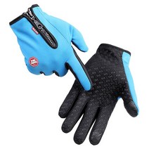 견고한 1Pair Men Women Winter Warm Windproof finger gloves jardin potager Thermal Touch Screen Mitte, 03 파란_01 M
