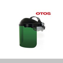 CNM057238 페이스쉴드개인보호 맨머리형 F-62BN 안면보호구 OTOS 보안면 음식점 얼굴가리개, OTOS 보안면 F-62BN (맨머리형)-3도