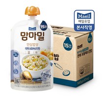 맘마밀 안심밥상 140g 10팩, 전복 모듬채소