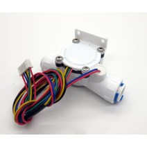 유량계2020 TDS 및 NTC 유량 센서 온도 전도도 센서 홀 유량 센서 미터 6 전선, 한개옵션0