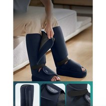 무선종아리마사지기 발 무선 온열 지압 혈액순환 붓기, 다크블루 (진동온열안마신발)