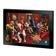 BTS 팝업퍼즐 Love yourself (액자포함) (DW749284)BTS 방탄소년단 RM 뷔 지민 진 슈가 제이홉 정국 500피스 500조각 초급 가로, 본상품