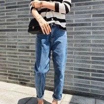 [워니쇼룸](대표청바지)모어뒷밴딩청바지 P102601 편한청바지 베기핏 베기바지 베기청바지 뒷밴딩 스판청바지 가을코디 미시룩 맘룩 데일리룩