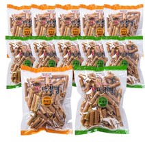 정성제과 옛날과자 꼬마 전병 호박맛 225g x 6봉 파래맛 225g x 6봉 총12봉, 225g x 5봉