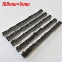 자전거 자동차 타이어 수리 도구 세트 접착제 고무 줄무늬 바이크 오토바이 튜브리스 펑크 빠른 키트, 07 5pcs black 6mm, 5개