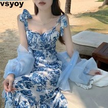 vsyoy 플라워 나시 원피스