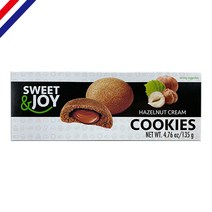 [폴란드직수입] 스윗앤조이 헤이즐넛크림 쿠키 135g
