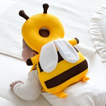 [머리꿍방지] 리틀클라우드 유아 아기 머리쿵 방지 머리 보호대 쿠션, 1개, 꿀벌