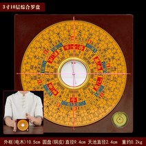 풍수 삼합 현공 패철 나침반 나경 나반 윤도 음양택 측정, 1P, 3인치 종합 패철