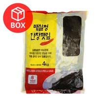 맛두레 매실청 간장깻잎 4kg 1박스(4개)