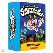 Captain Underpants #1~#6 Box Set (Color Edition), Scholastic, 9789814855792, Dav Pilkey