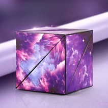 우주큐브 자석 변신 큐브 색깔 4종, 우주큐브 퍼플