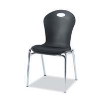 회의용의자 디엘르 멜리 480 클래식 다용도의자, 블랙