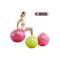 이태리로베라 [로베라] 안티버스트 짐볼세트(펌프+운동가이드) 65cm, 라임그린