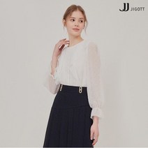 JJ지고트 러플 펀칭 벌룬핏 블라우스 GM3A0BL12