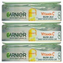 가르니에 비타민 C 글로우 젤리 모이스처라이징 Garnier Skin Naturals Vitamin Gel 50Ml 3개