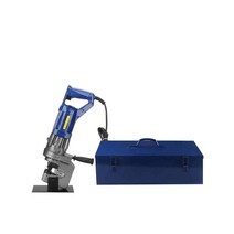 휴대용 전동 유압 펀칭기 천공기 철판 앵글 프레스, 장축/페달형/1200W/펀칭6-8mm+금형5종
