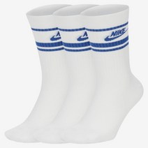 나이키 - 스포츠웨어 에센셜 양말 크루 삭스 (CQ0301-105) 농구 양말 (DX5089-105), 22 (S 21~24cm)