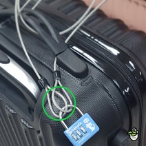 유럽 자유 여행 케리어 잠금 장치 와이어 기내 보관 선