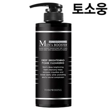 토소웅 맨즈부스터 딥 브라이트닝 폼클렌징, 1개, 500ml