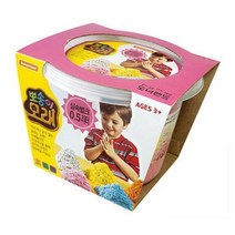 uoiq 실내모래놀이 500ml 분홍 1P 어린이 컬러 샌드 아트, ★본상품♠