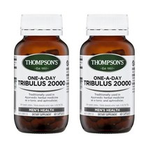 톰슨 트리뷸러스 하루한알 20000mg 60캡슐 2팩 Thompsons Tribulus 1-a-day 20000, 1개