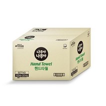 핸드타월 5000매100매 50밴드225 215mm2겹 손티슈 기름닦는종이 나무야 건물 공업용 일회용 대용량 화장실