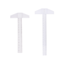 제도용 플라스틱 자 T자 직각자 35cm 45cm 색상랜덤, 사이즈
