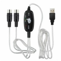 전기 키보드 MIDI 오디오 어댑터 MIDI to USB 변환기 어댑터 케이블 키보드 액세서리, 유형1