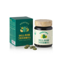 유유생활건강 머빈스 츄어블 그린 프로폴리스 500mg 60캡슐