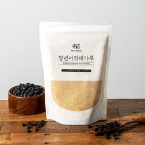 청년서리태가루 100% 국산 쪄서볶은 서리태 콩물 검은 검정콩가루, 4개, 500g