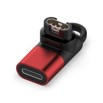 저스트씨 충전 변환기 마이크로 충전기 어댑터 C USB 암 Garmin Fenix 7/6/5 tinct 2S Venu 2 plus EPIX Active, [03] Red For Apple