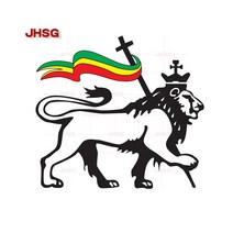 차량용냉장고 캠핑용 냉온장고 JHSG 자동차 스티커 RASTA 비닐 냉장고 DIY 데칼 서핑 보드 장식 방수 PVC, 06 JHSG-1_01 Longest side 17CM