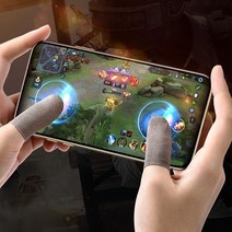 니녹스 모바일 배그 모배 배틀그라운드 스마트폰 게임 게이밍 손가락 땀 터치 골무 장갑, 1개, 게임손가락장갑