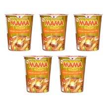 태국 마마 컵라면 쉬림프 크리미 톰얌 70G x 5개 똠양꿍 MAMA CUP SHRIMP TOMYUM