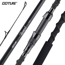 바다 낚싯대 방어 감성돔 참돔 Goture 서핑 낚싯대 30T + 40T 탄소 섬유 스피닝 비치 캐스팅로드 4 피스 휴, 04 3.6m