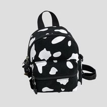 미니 배낭 여성 2020 귀여운 암소 숄더 가방 10 대 소녀 어린이 다기능 작은 Bagpack 여성 숙 녀 학교 배낭
